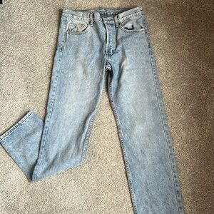 PACSUN BAGGY STREETWEAR JEANS, WORN ONCE, SIZE SMALL